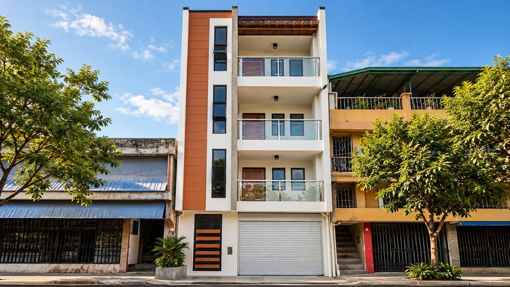 Four-storey residential building in Bagumbayan, Taguig City